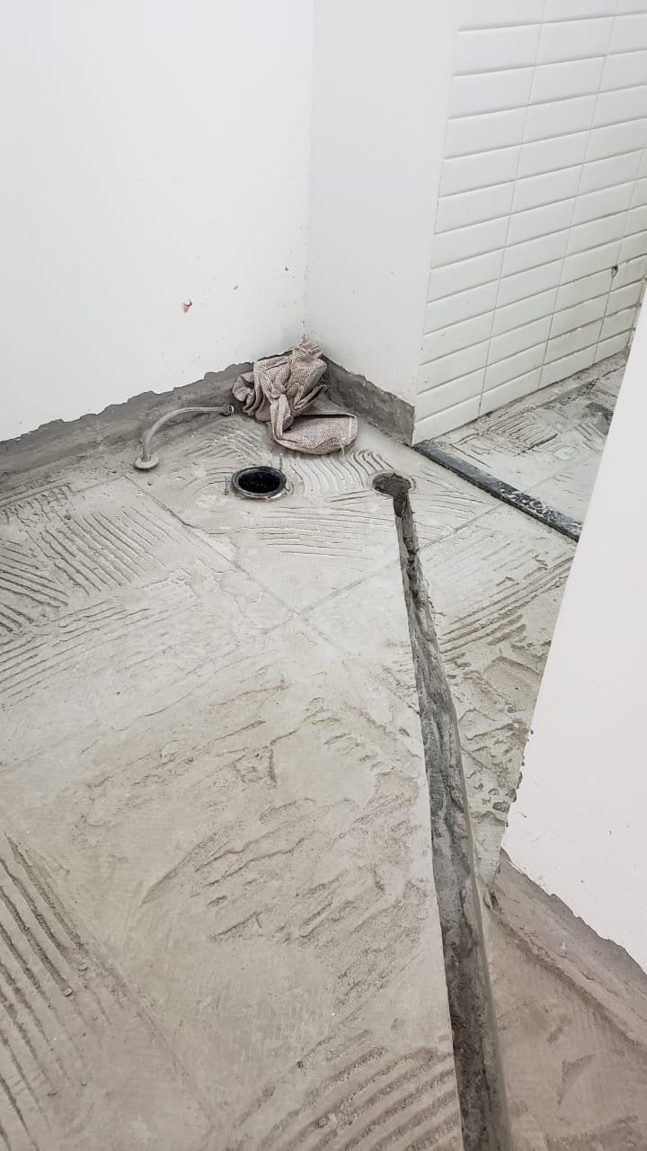 Ligação a rede de esgoto de outro banheiro